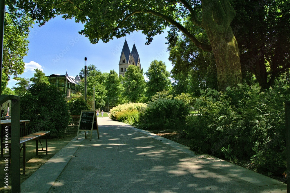 Park von St. Kastor, Koblenz, Rheinland-Pfalz