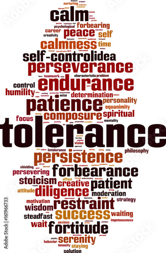 Tolerance word cloud