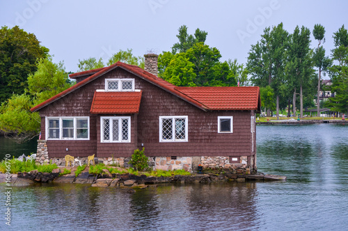 A house in the middle of an island