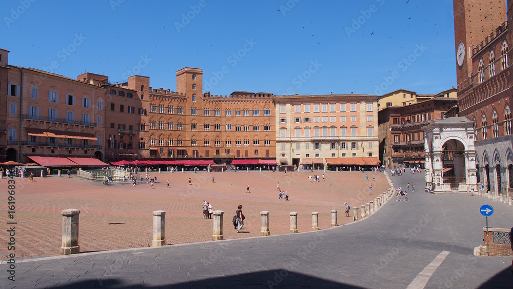 Piazza del Campo in Siena Toskana