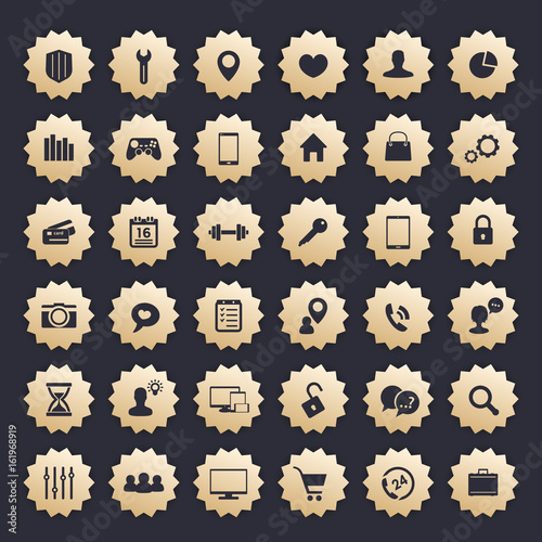 36 icons for web, apps and other projects