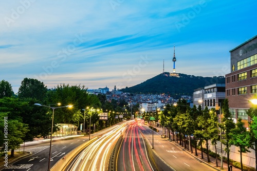 Photography itaewon, seoul korea skyline
