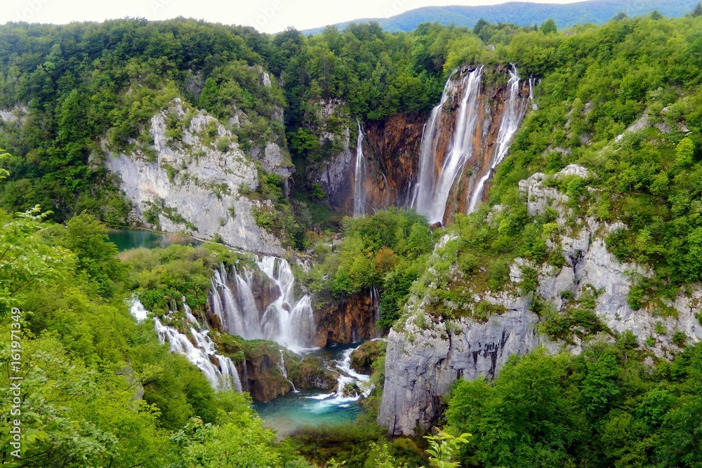 Lacs de Plitvice, cascades, Croatie