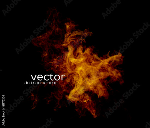 Vector illustration of smoky shape.