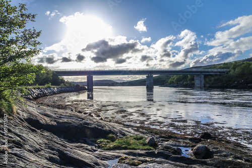 Shores of Loch Creran by the Loch Creran bridge photo