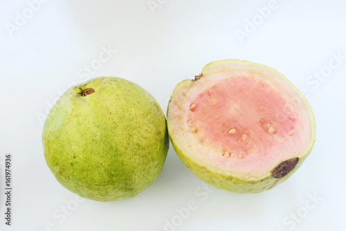 Guava fruit that is ripe and ready to eat