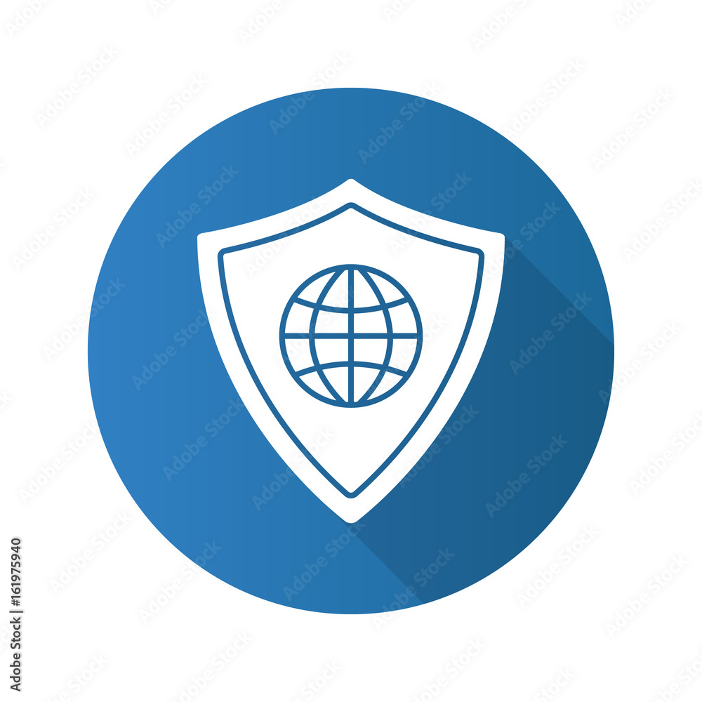 Network security flat design long shadow glyph icon Network security flat design long shadow glyph icon
