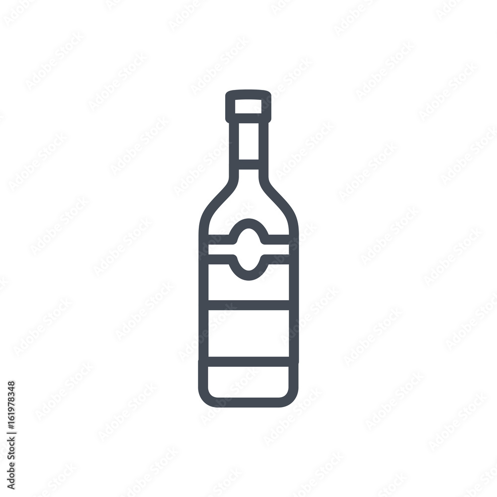 Vodka Beverage drink colored icon