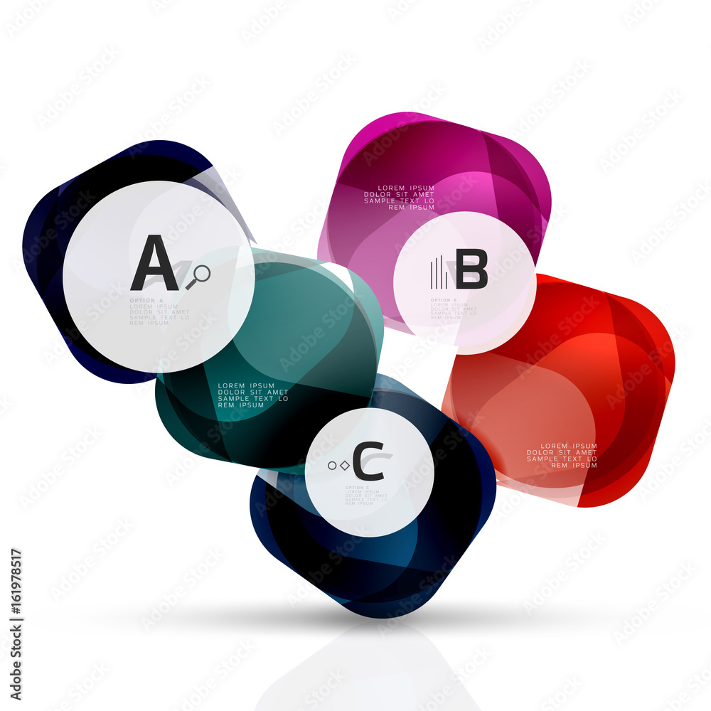 Vector abstract gem stones Vector abstract gem stones