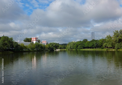 The pond near the Novodevichy monastery
