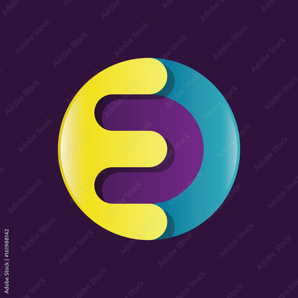 Circle Letter E Logo Circle Letter E Logo