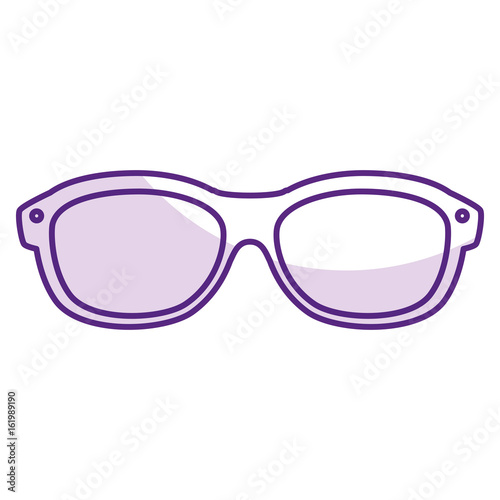glasses 3d isolated icon vector illustration design