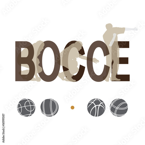 Bocce Players Boule and Bocce Balls