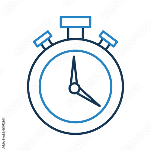 chronometer watch isolated icon vector illustration design