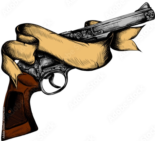 tatuaggio pistola