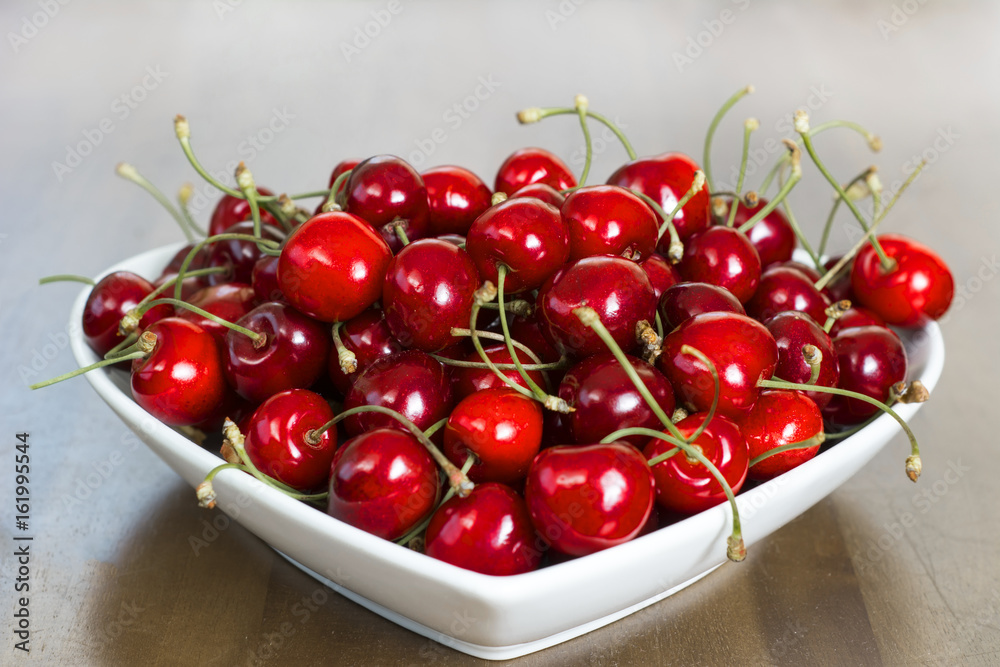Close up of pile of cherries Close up of pile of cherries