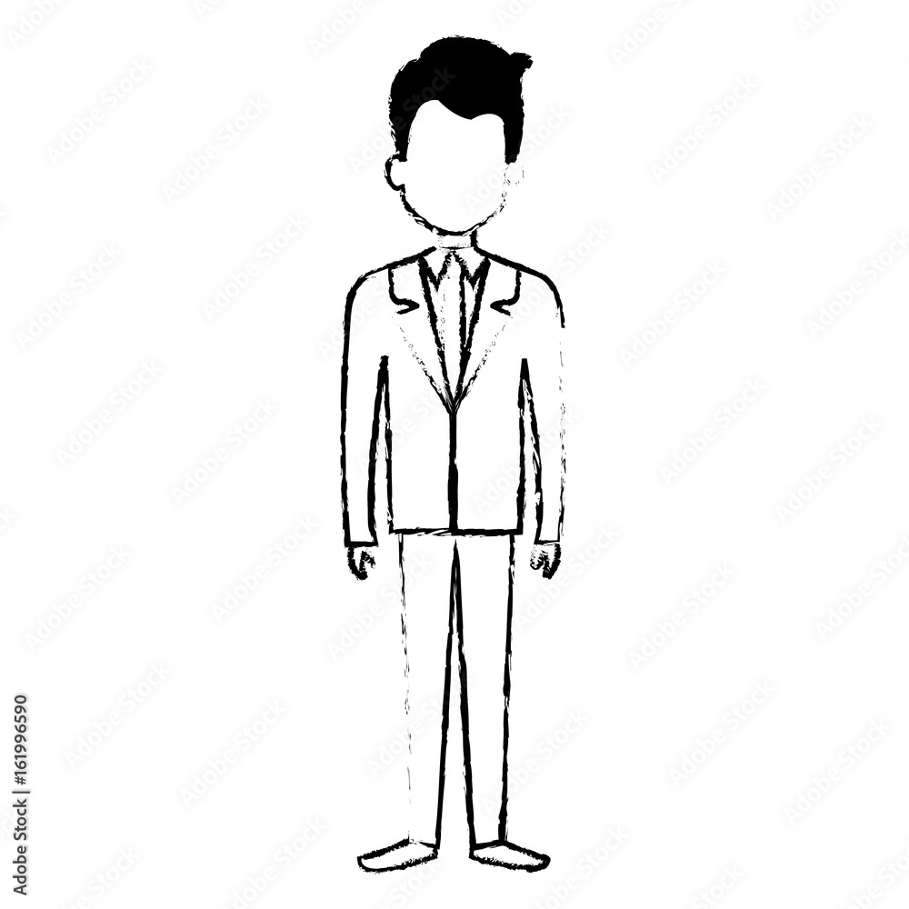 elegant businessman avatar character vector illustration design elegant businessman avatar character vector illustration design