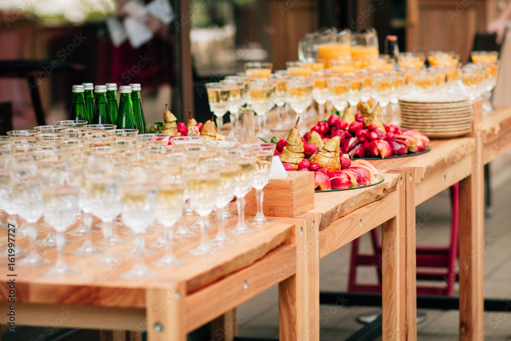 buffet table