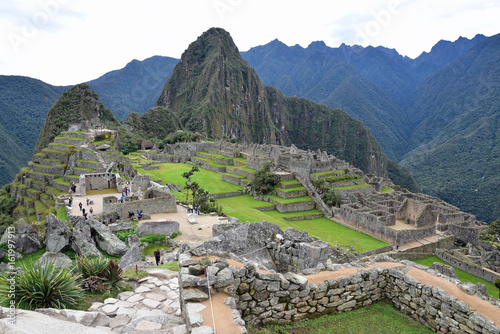 Cité inca fortifiée du Machu Picchu au Pérou
