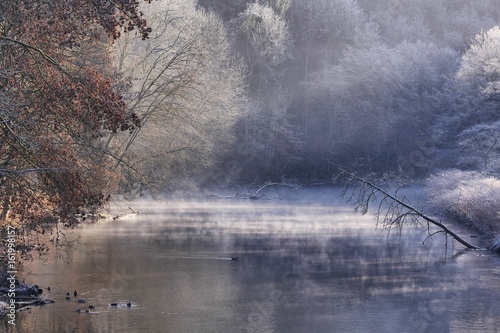 Frost an der Wupper photo