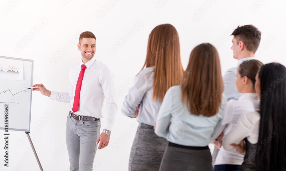 Businessman Giving Presentation Businessman Giving Presentation