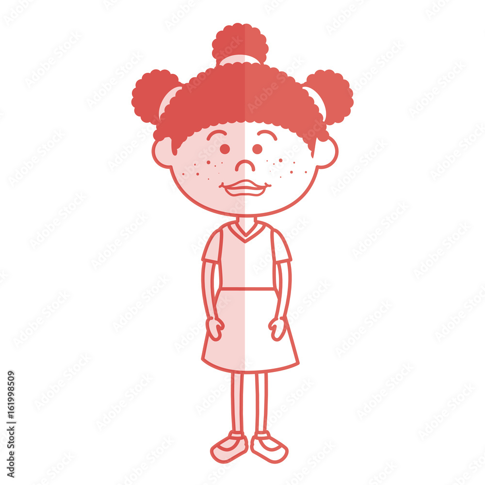 cute little girl character vector illustration design cute little girl character vector illustration design