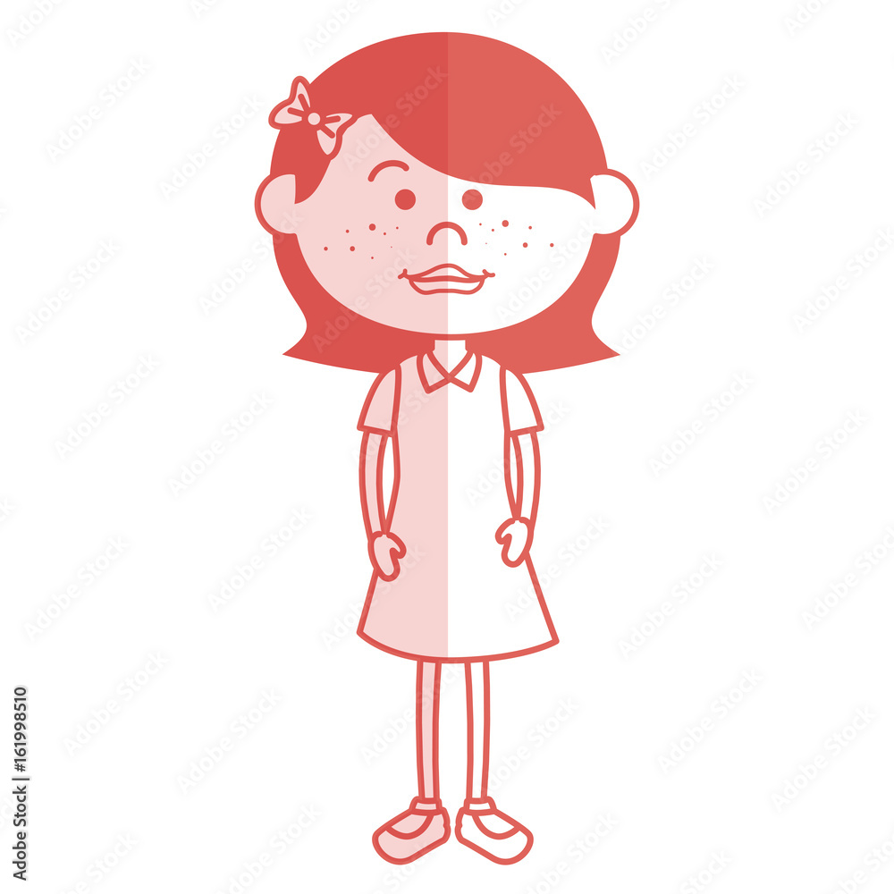 cute little girl character vector illustration design cute little girl character vector illustration design