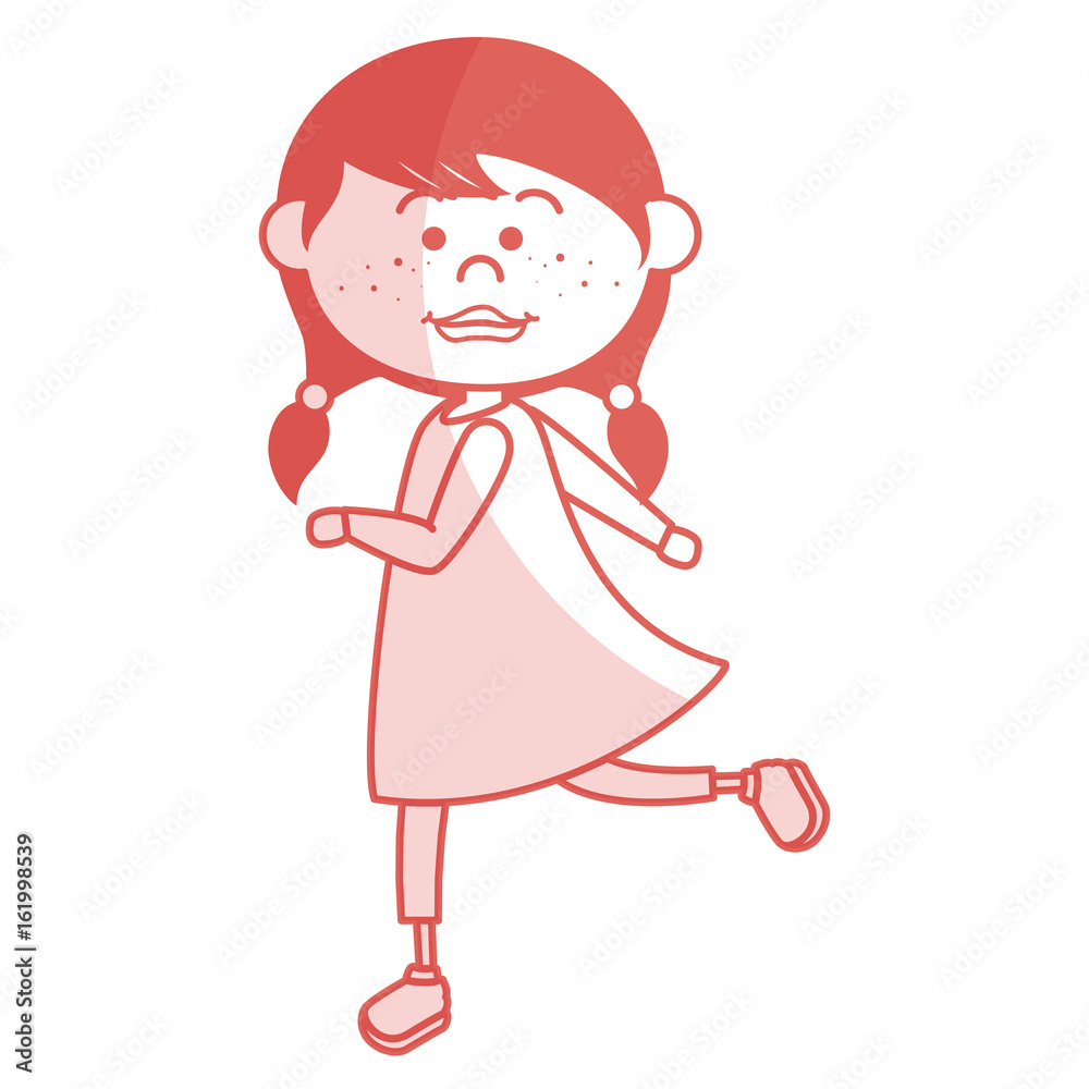 cute little girl character vector illustration design cute little girl character vector illustration design