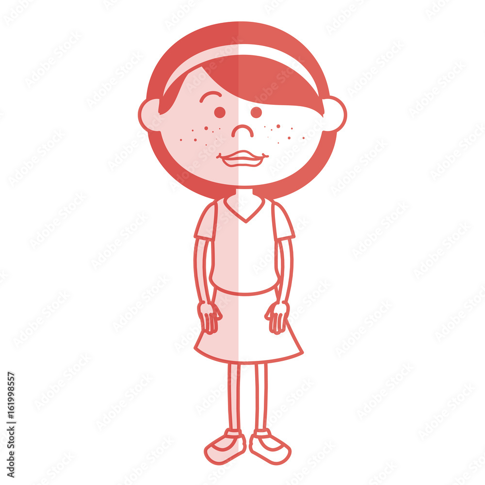 cute little girl character vector illustration design cute little girl character vector illustration design