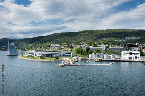 Fotografie Seaside view of Molde, Norway
