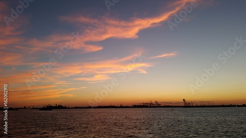 Wispy sunset