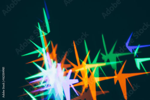 Pointy polygon-shaped bokeh...