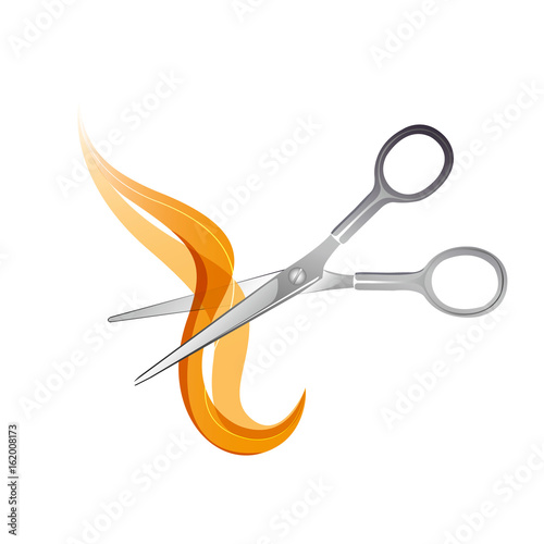 haircut or hair salon symbol