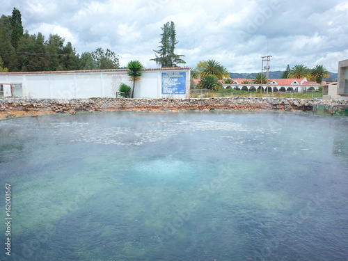A thermal spa in the village of Paipa, Boyaca, Colombia