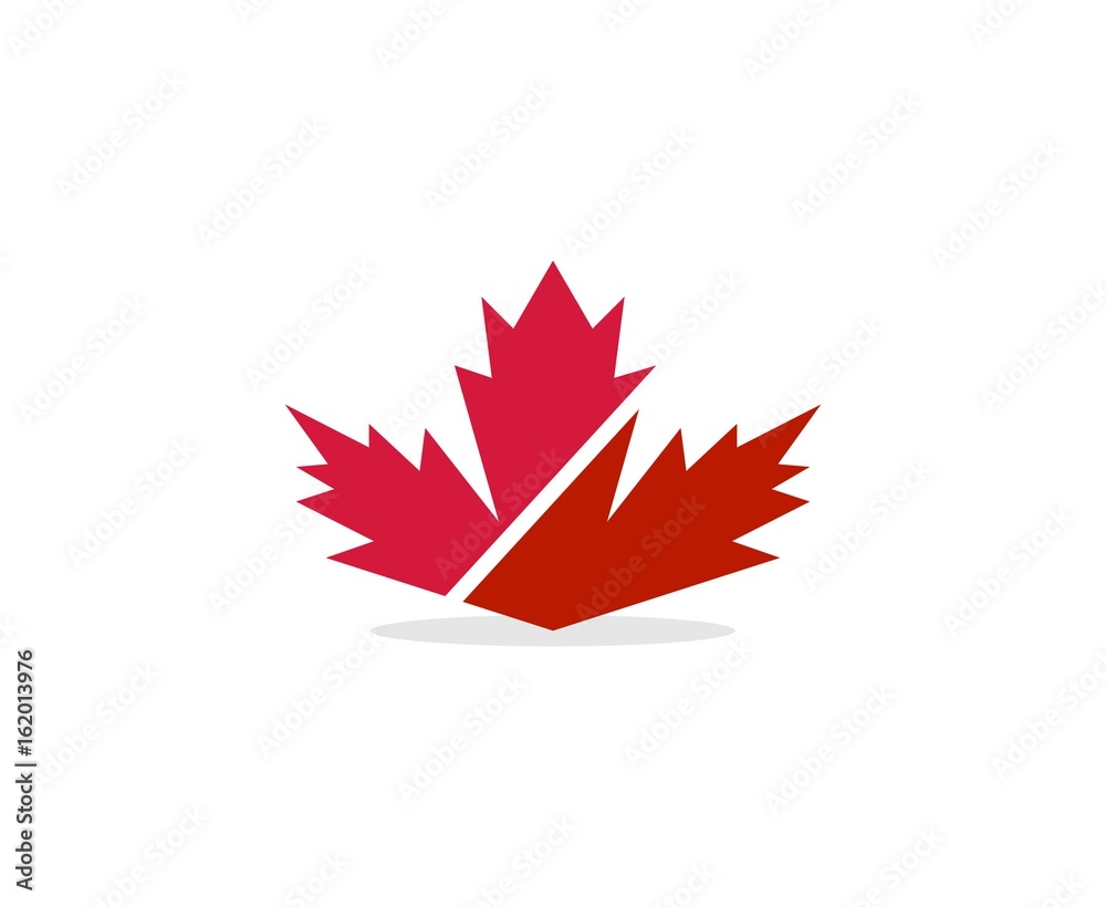 Fototapeta premium Canada leaf logo