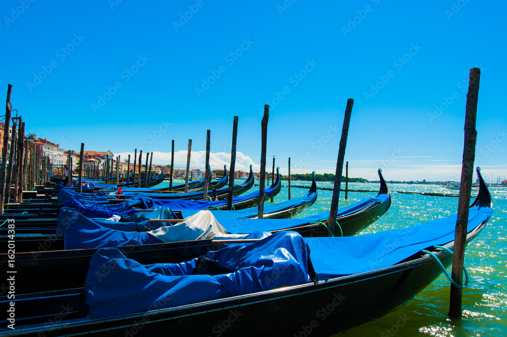 Gondolas -  Venice lagoon