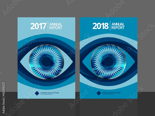 Cover design for annual report and business catalog, magazine, flyer or booklet. Brochure template layout. A4 cover vector EPS-10 sample image with Gradient Mesh.