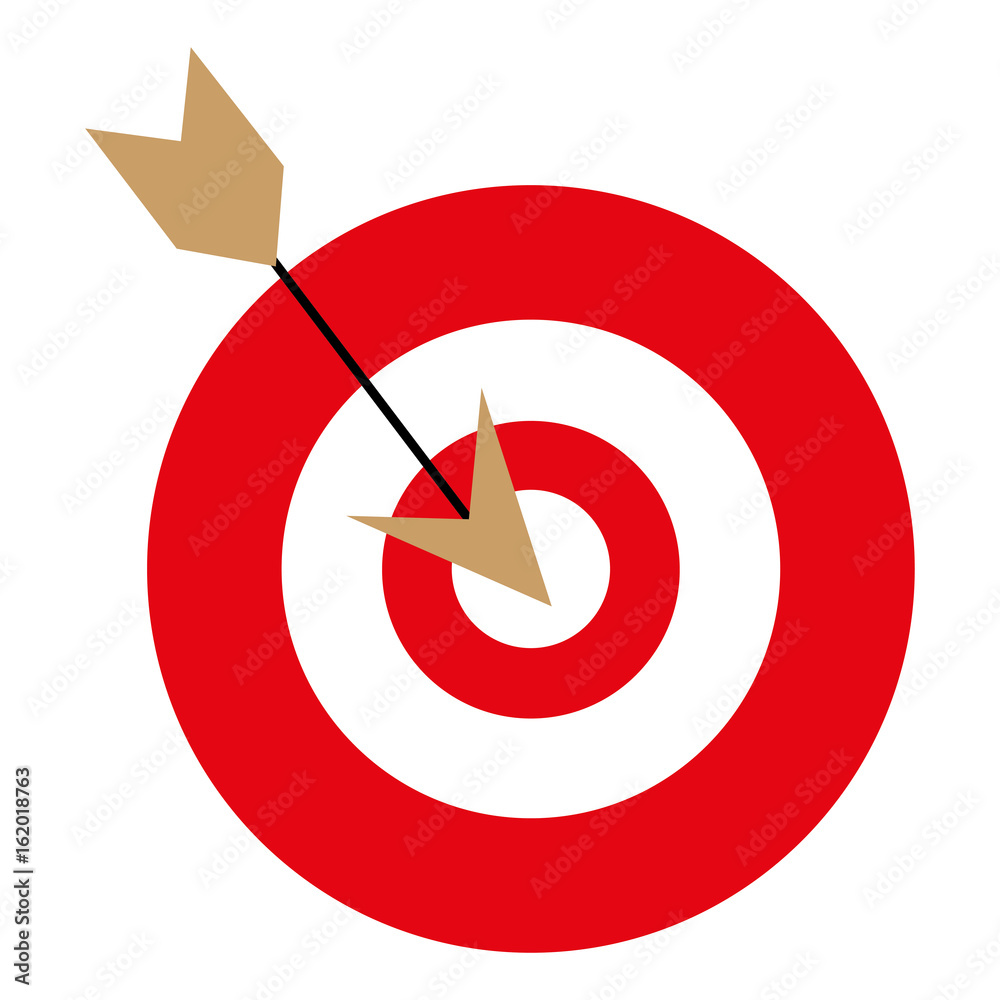 target with arrow icon vector illustration design target with arrow icon vector illustration design