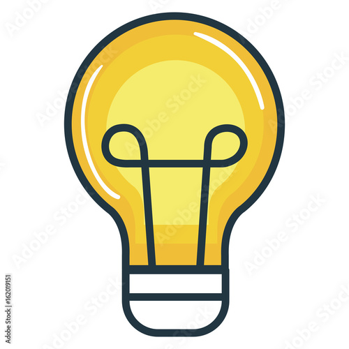 bulb iluminate instrument icon vector illustration design graphic
