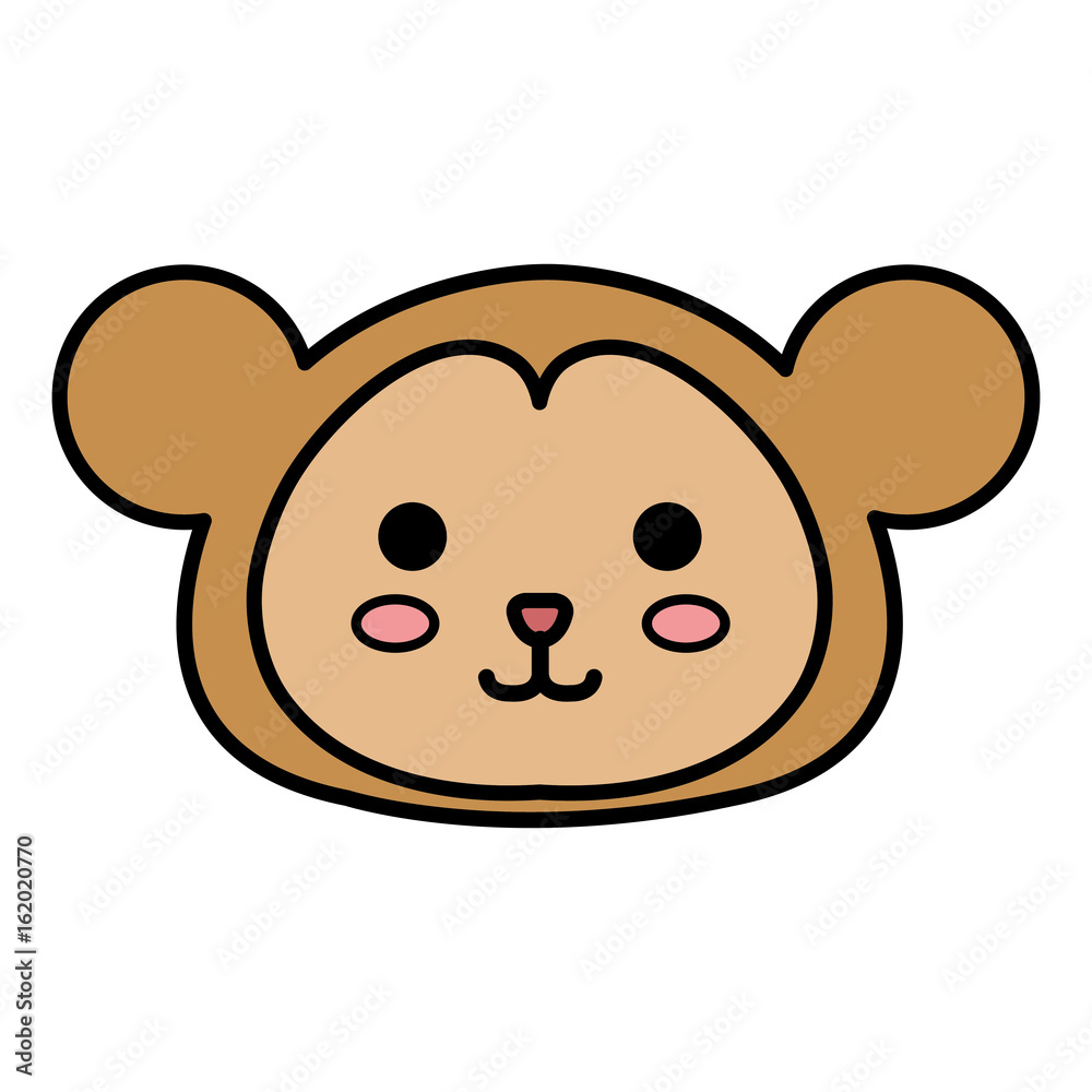 Stuffed animal monkey icon vector illsutration design graphic Stuffed animal monkey icon vector illsutration design graphic