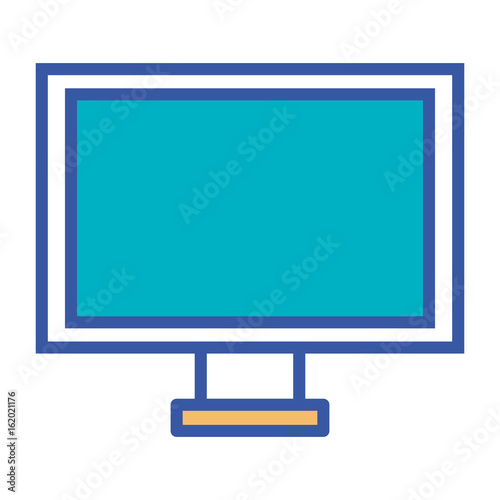 Electronic computer needed icon vector illustration design graphic