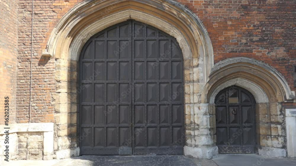 Gate and door in an ancient building. Gate and door in an ancient building.