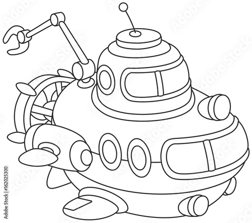 Toy deep-sea bathyscaphe
