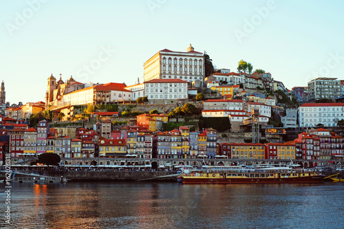 Porto, Portugal old town on Douro River.