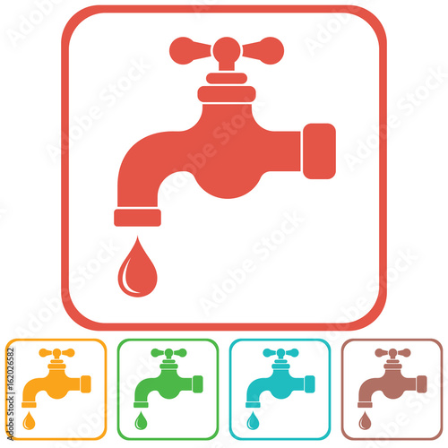 Water tap icon