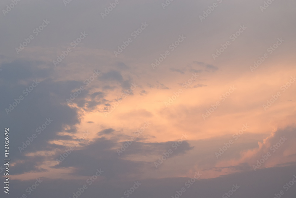 The blue sky with the backdrop of contrasting clouds is an inviting image.