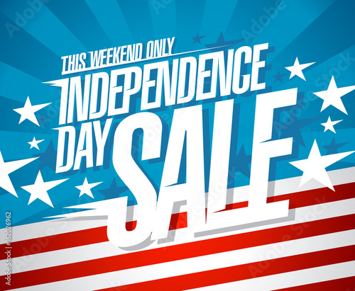 Independence day sale banner