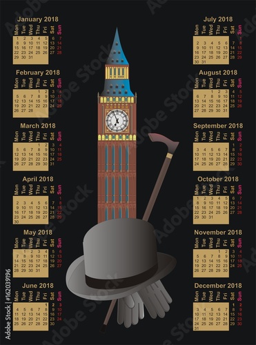 calendar 2018