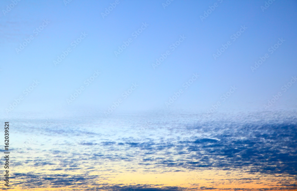 Fototapeta premium Sky at sunrise