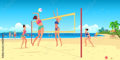 Beach volleyball